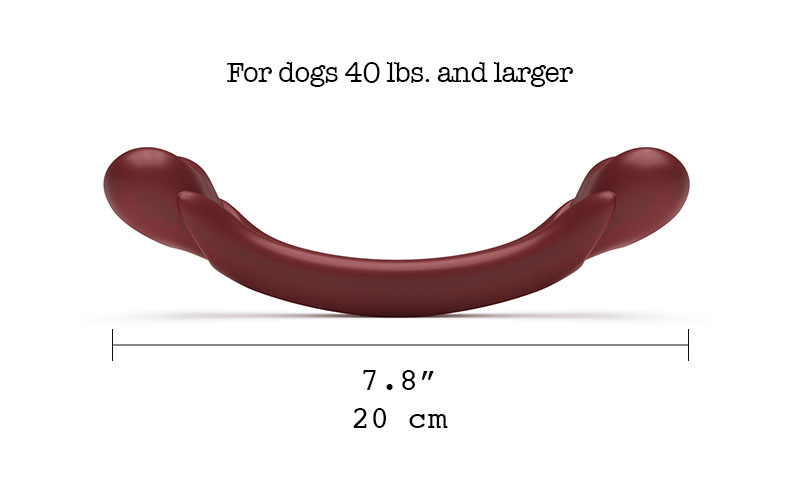 Ergo Chew measures 7.8" / 20 cm. long